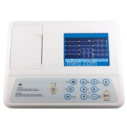 3 Channel ECG Hospital Medical Electrocardiograph Equipment